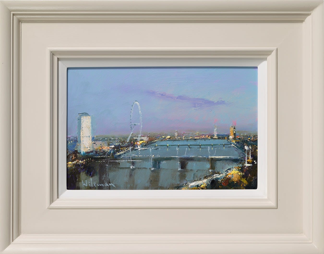 Peter Wileman FROI RSMA FRSA, Twilight, London Eye