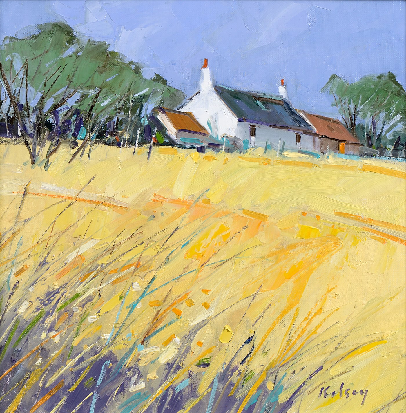 Robert Kelsey DA MUniv PAI FRSA, Summer Field, Argyll