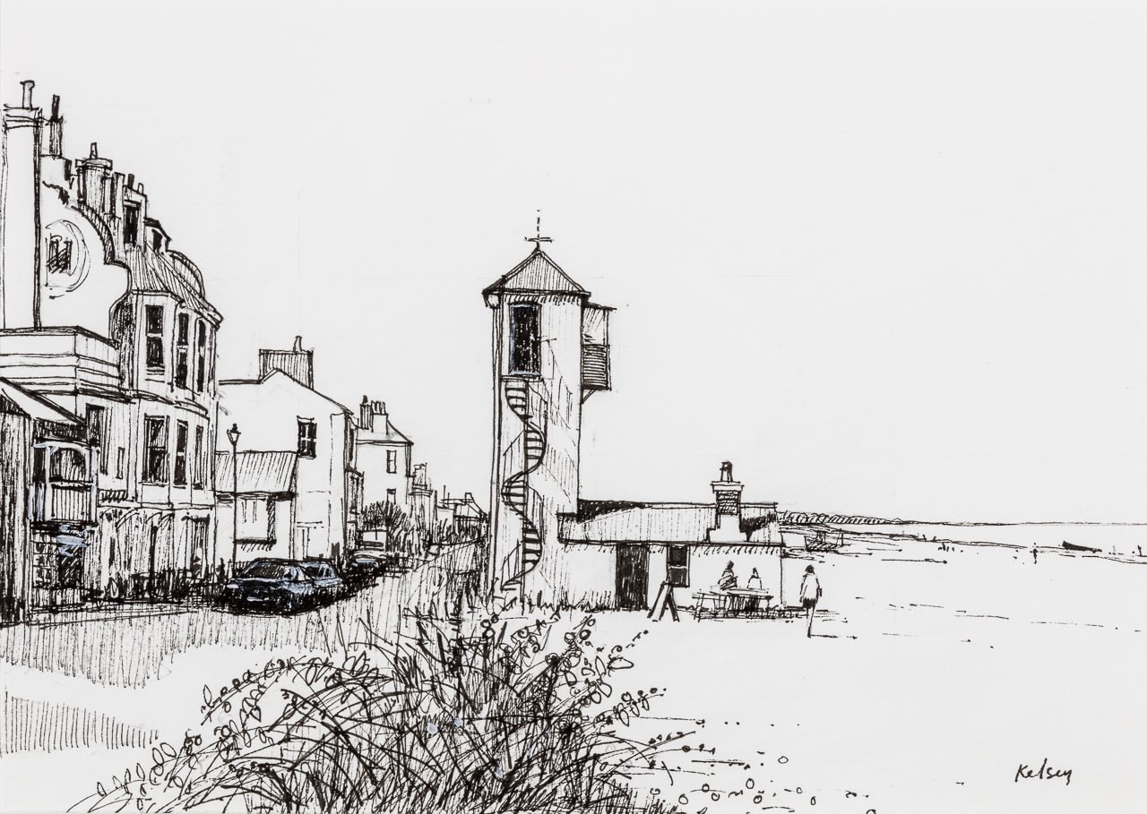 Robert Kelsey DA MUniv PAI FRSA, Crag Path, Aldeburgh