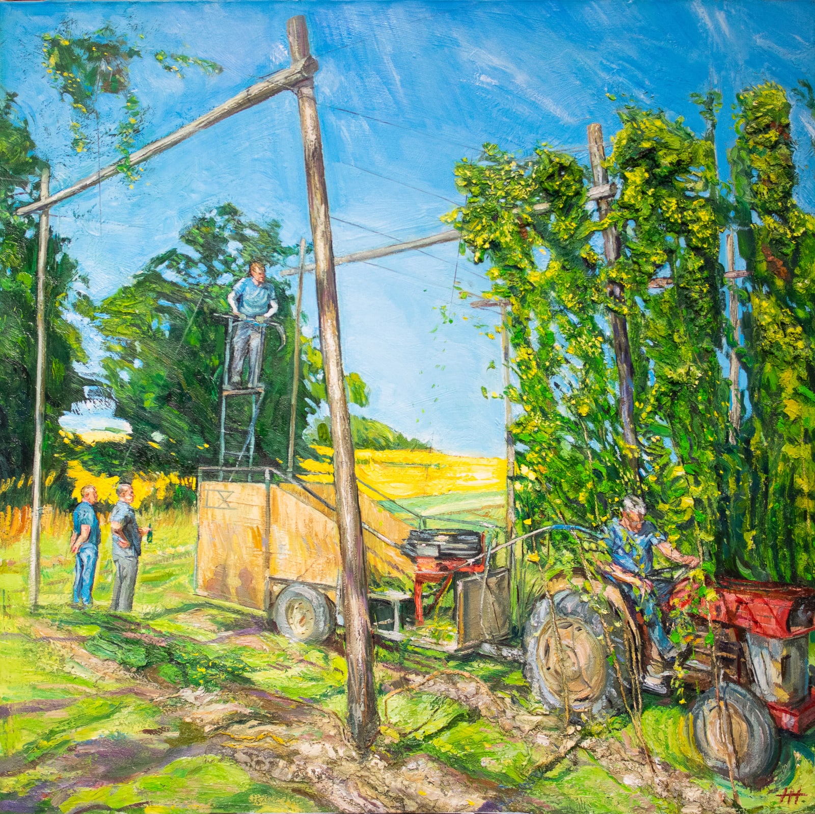 Lewis Hazelwood-Horner RBA, Beer in Hand