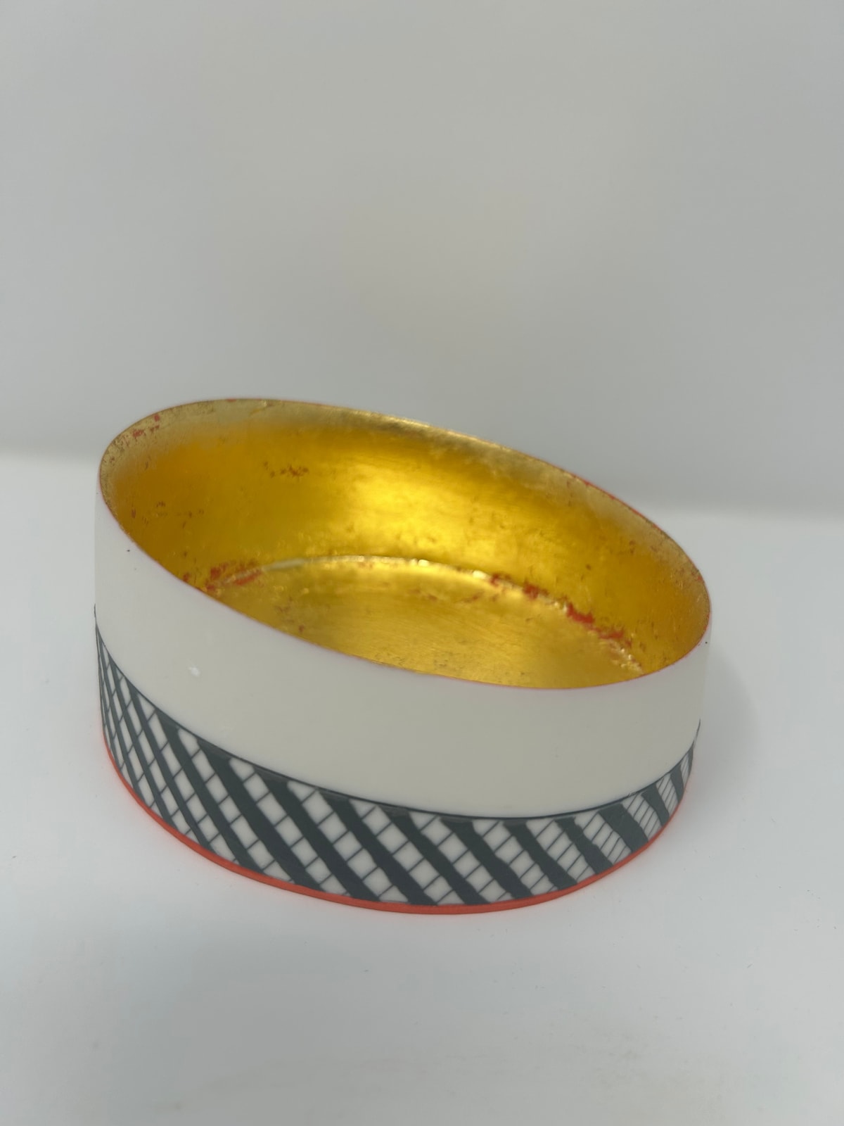 Lara Scobie, Shallow Bowl with 23ct Gold Interior