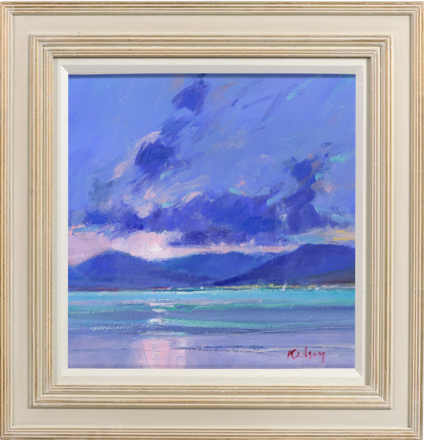Robert Kelsey DA MUniv PAI FRSA, Evening Clouds, Harris