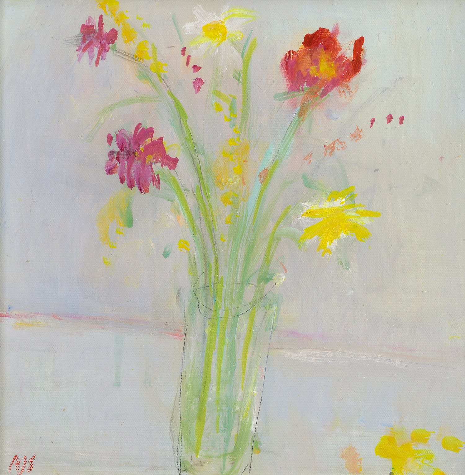 Ann Shrager NEAC, Wild Flowers