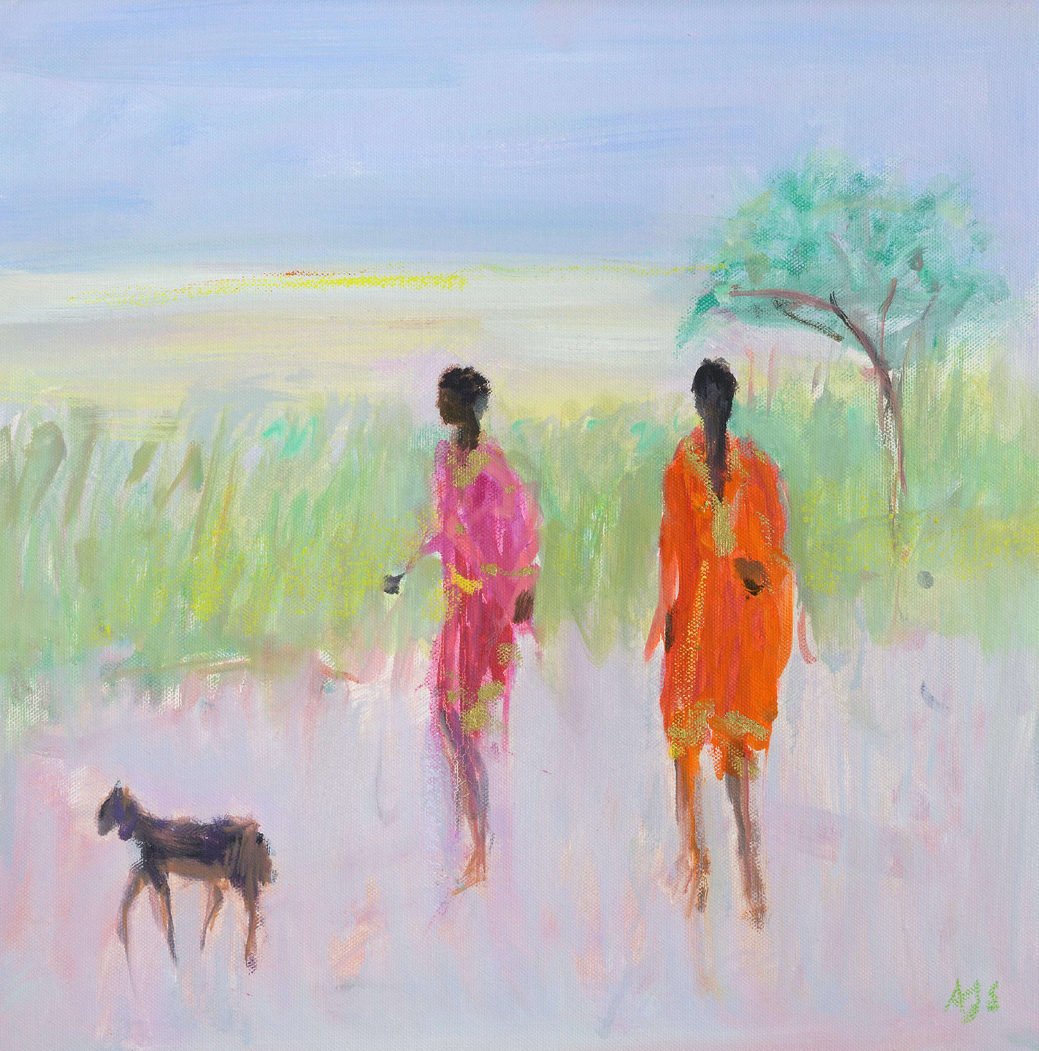 Ann Shrager NEAC, Two Masai Goat Herders