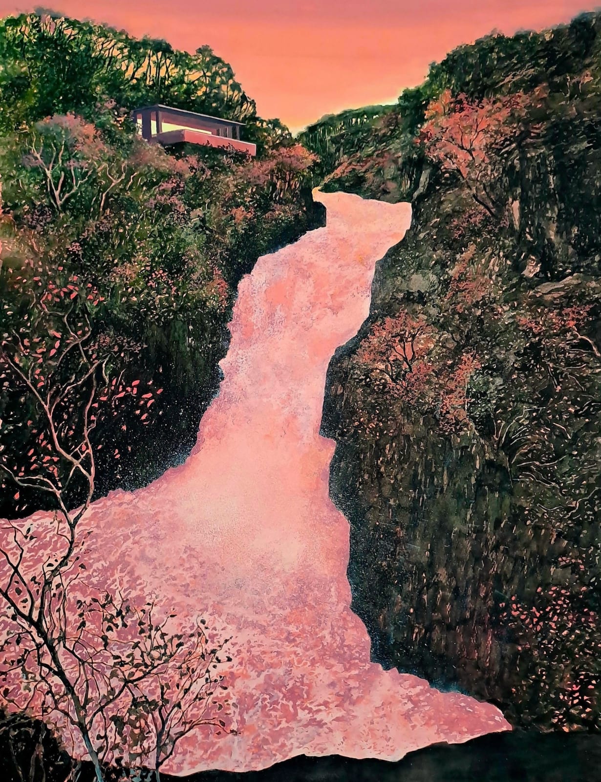 Teresa Lawler RI, Hinterland - By Cascading Waters