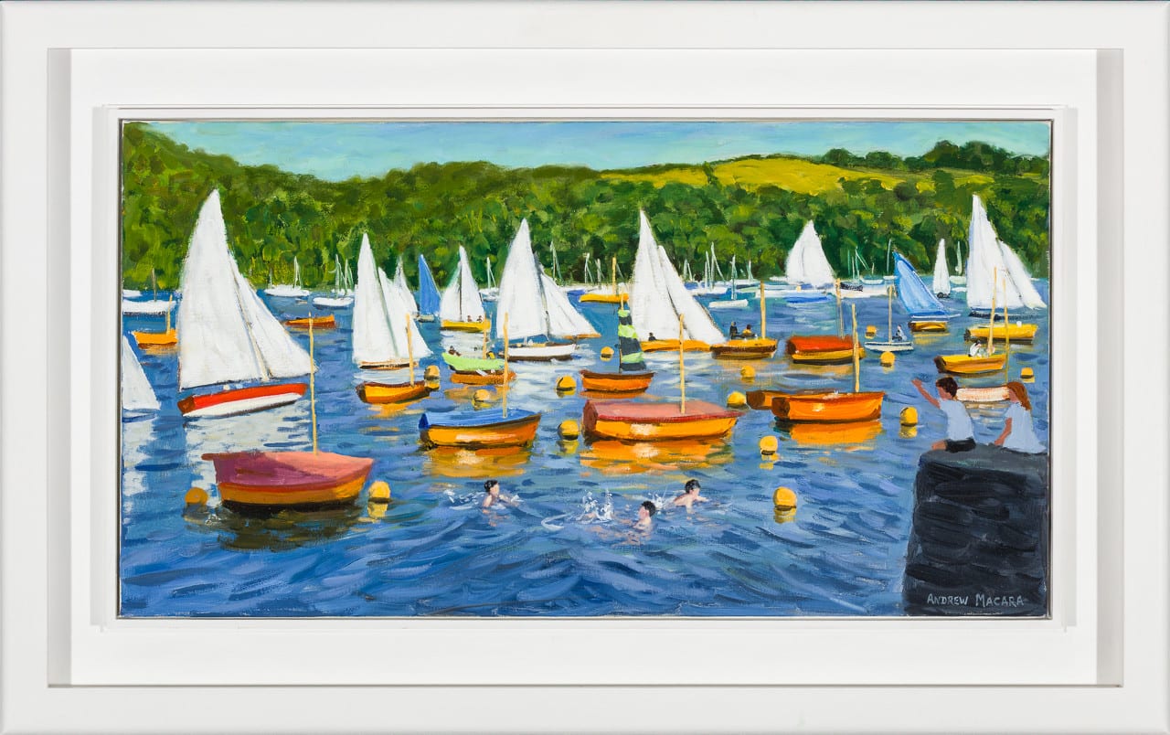 Andrew Macara RBA NEAC, Fowey Regatta, Cornwall