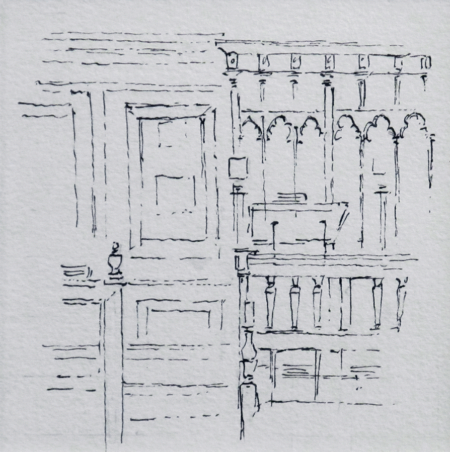 Sir Hugh Casson CH KCVO PPRA, Chapel Interior, Pembroke College Oxford