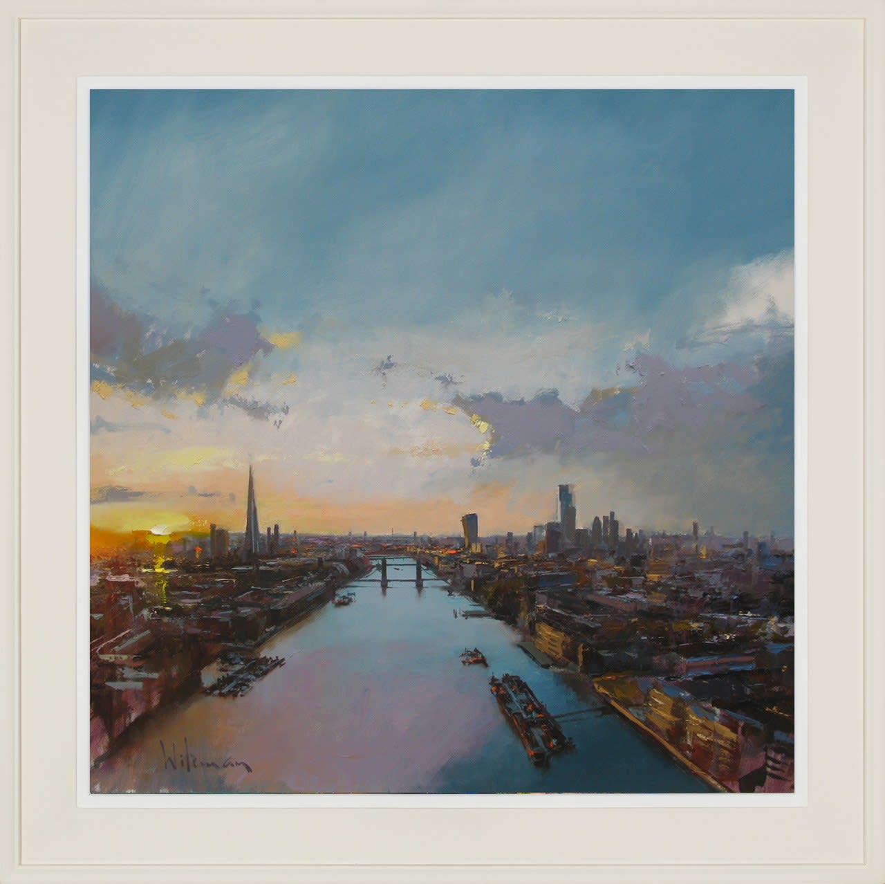 Peter Wileman FROI RSMA FRSA, As the Sun Sets