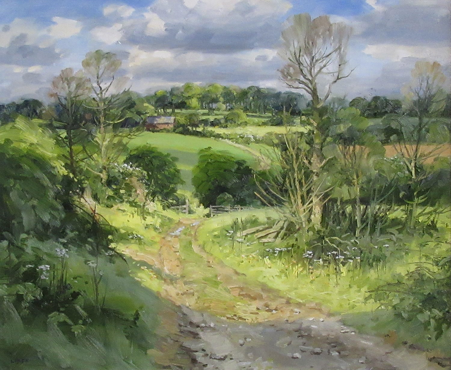 John Lines RBSA RSMA KAS, Spring at Whatcote