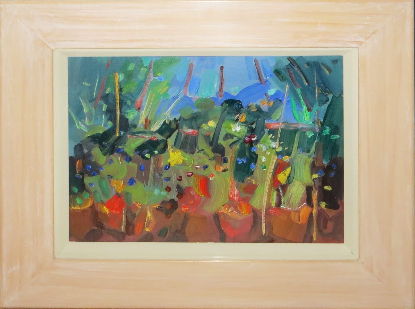 James Fullarton, Cornflower Beside Greenhouse