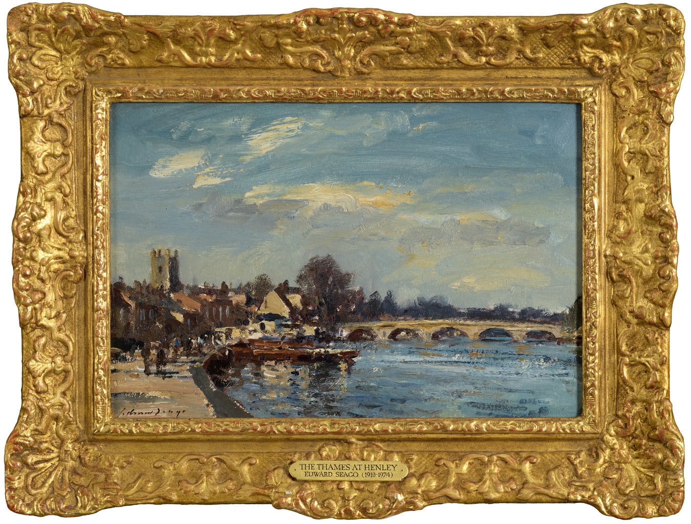 Edward Seago RWS RBA, The Thames at Henley