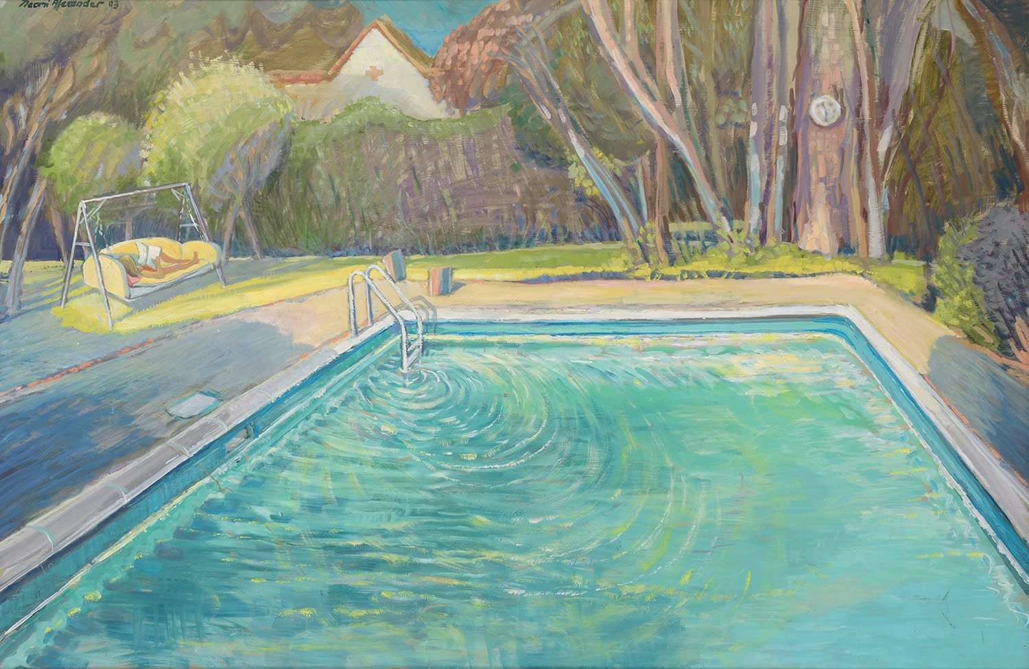 Naomi Alexander ROI, Peaceful Hot Day in London