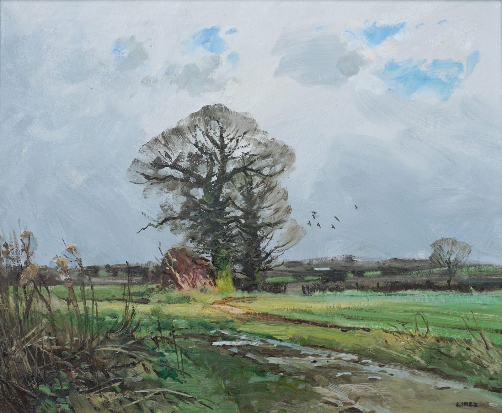 John Lines RBSA RSMA KAS, Winter Light