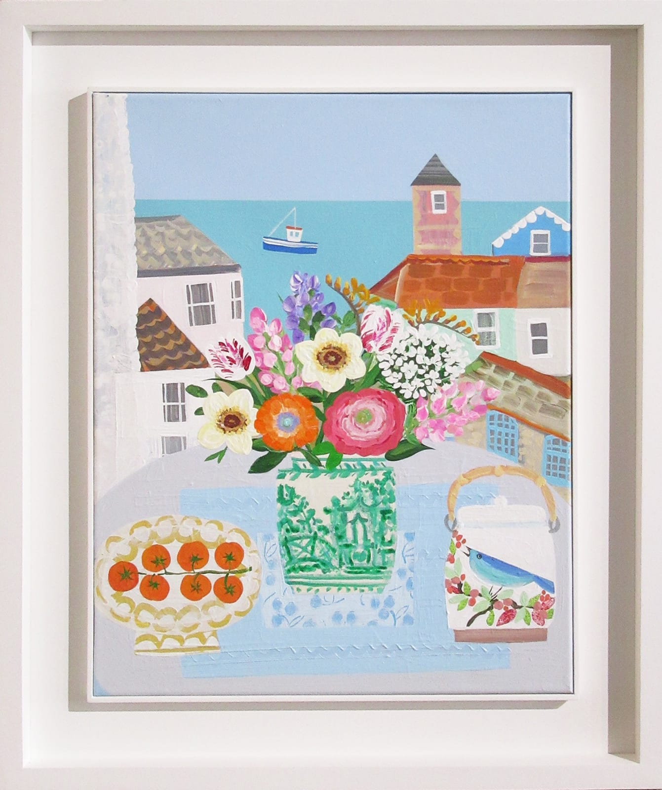 Emma Williams, Mixed Flowers and Tomatoes, Town Steps