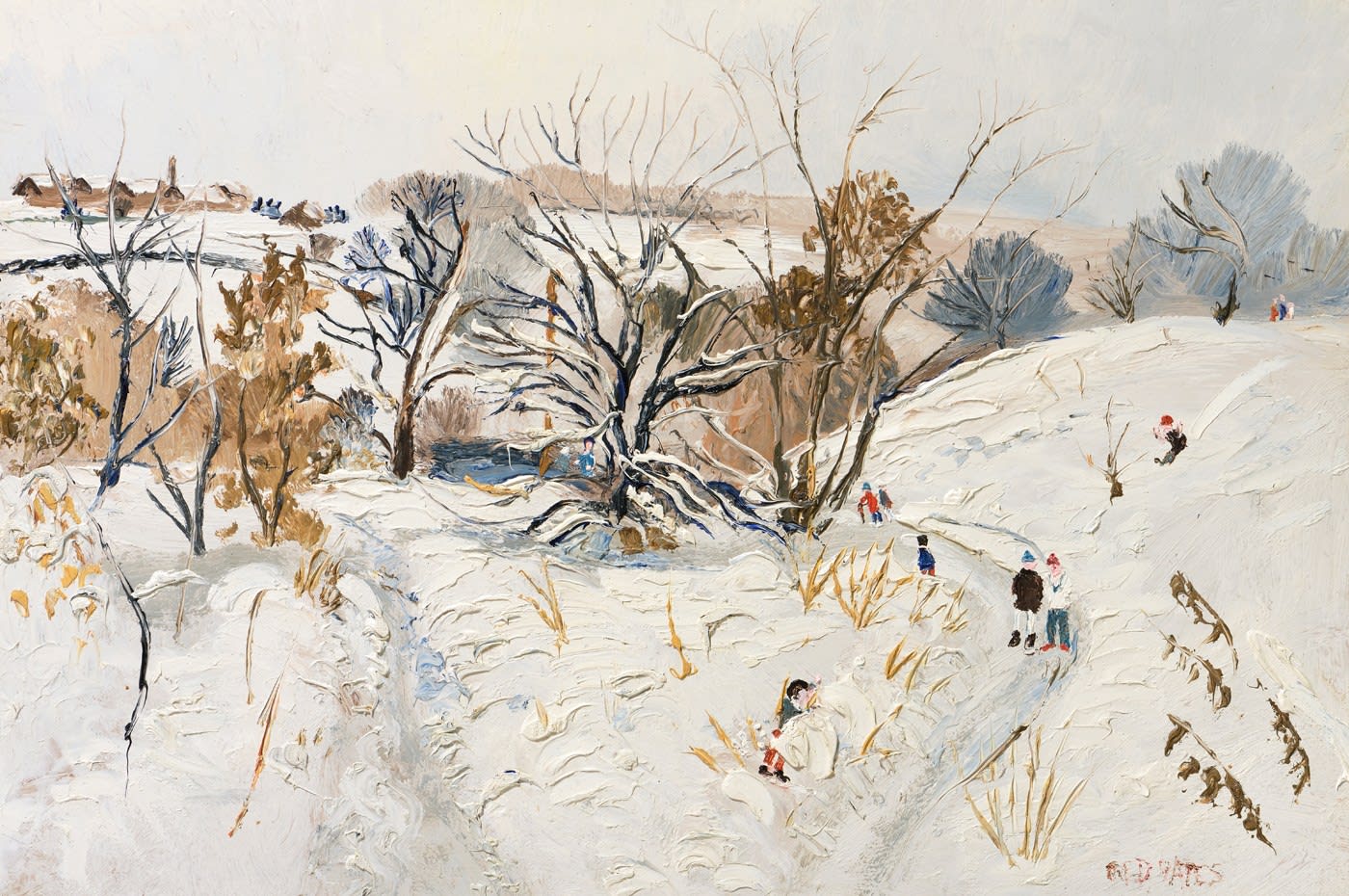 Fred Yates, Playing in the Snow