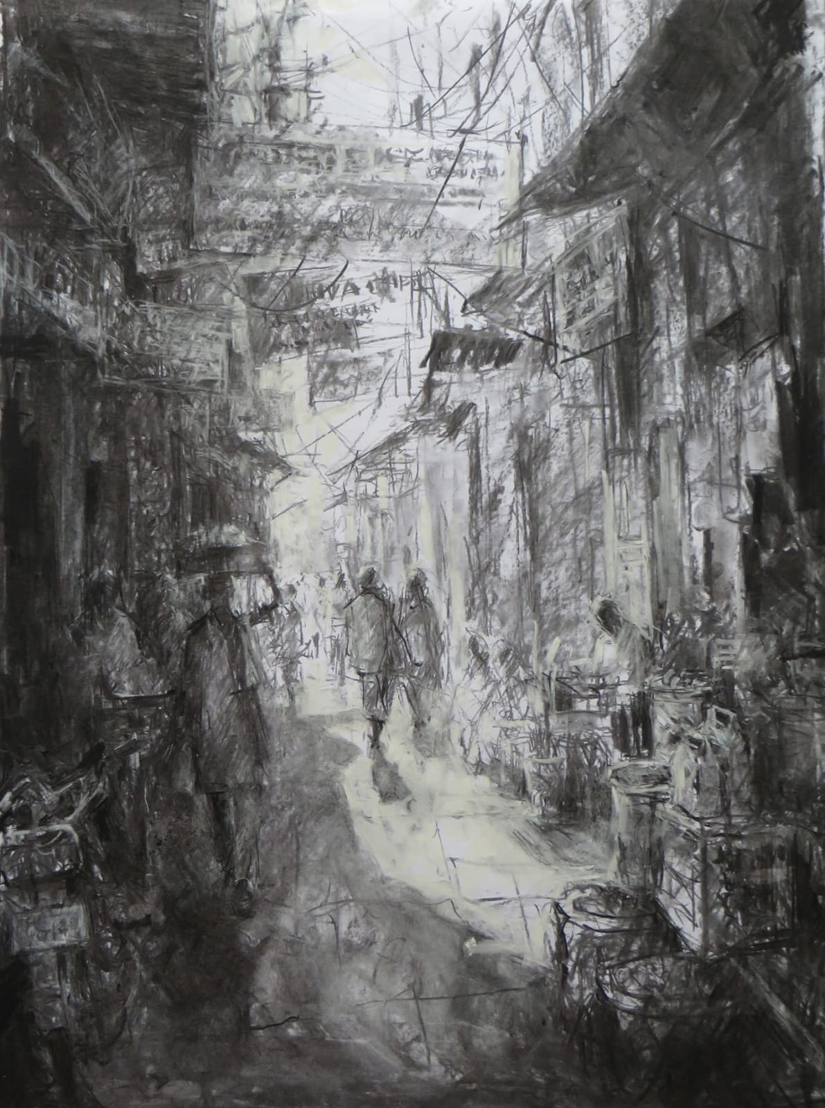 June Arnold PS SWaC, Alleyway in Varanasi