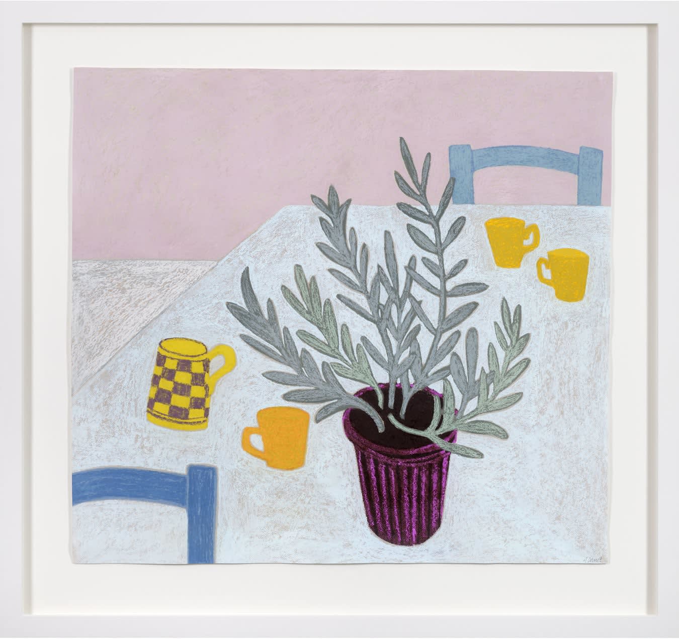 Angela A'Court PS, Four Yellow Cups