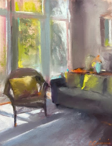 Cindy Crimmin, Studio Afternoon, 12x10