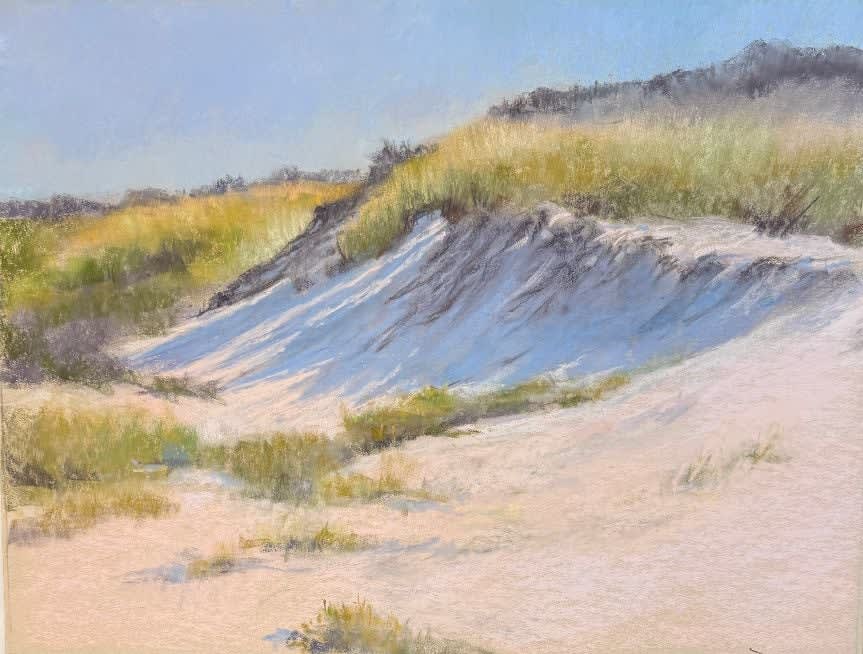 Sandra Kavanaugh, Spring Dunes, 22x27.5
