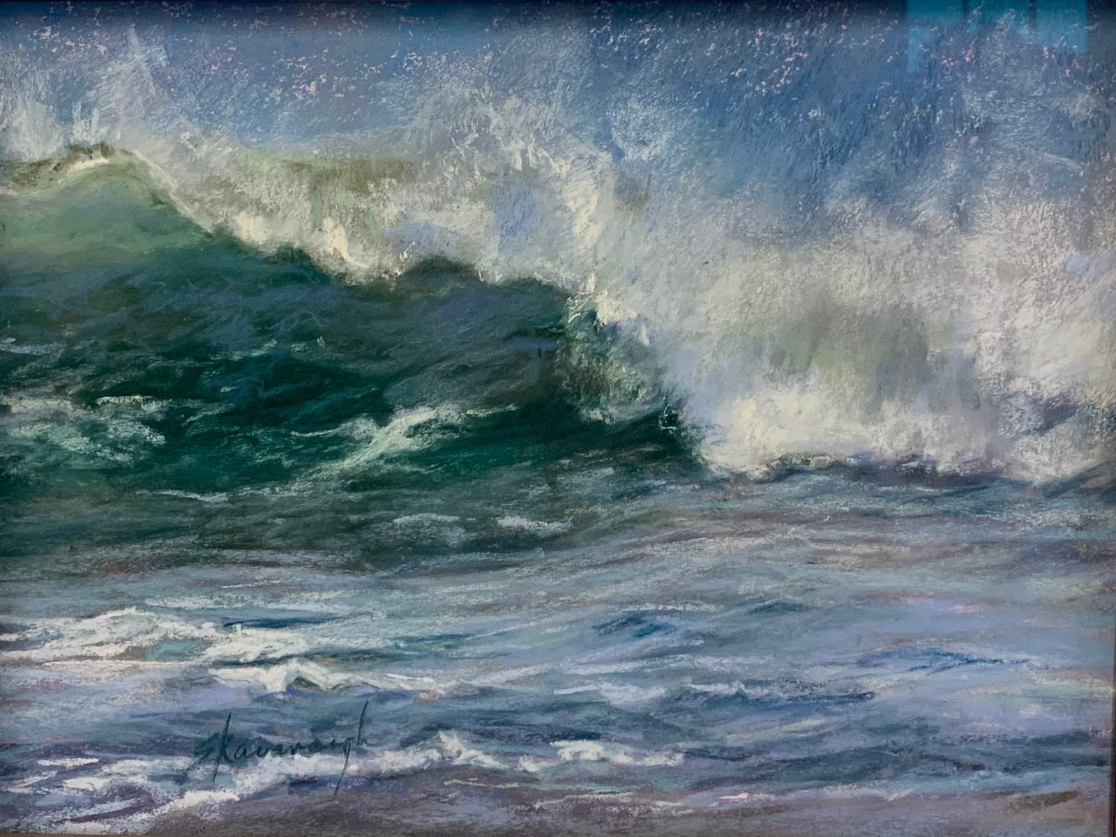 Sandra Kavanaugh, Atlantic Splash, 12.5x15