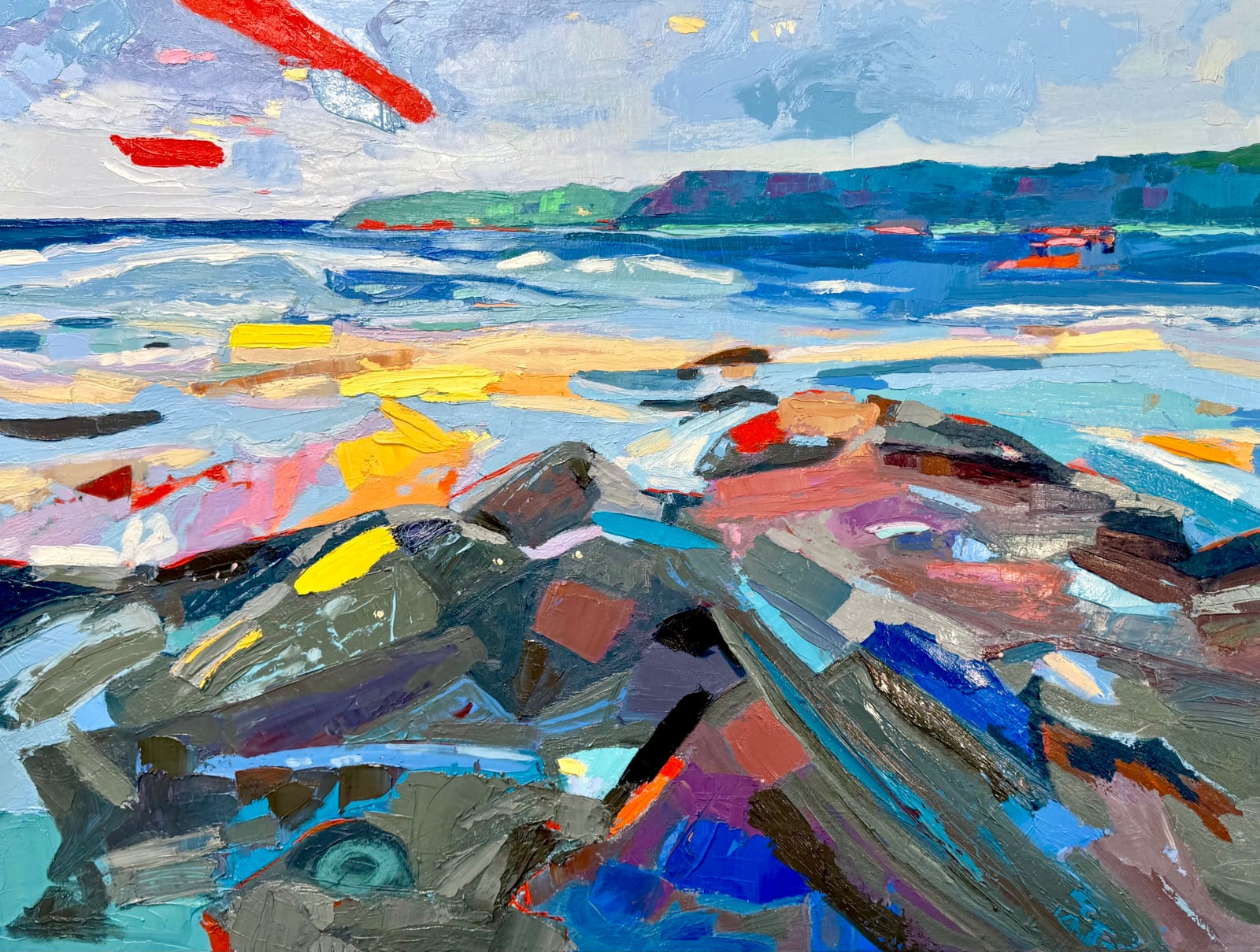 Adrienne LaVallee, Rocky Coast/TheLedges, 30x40