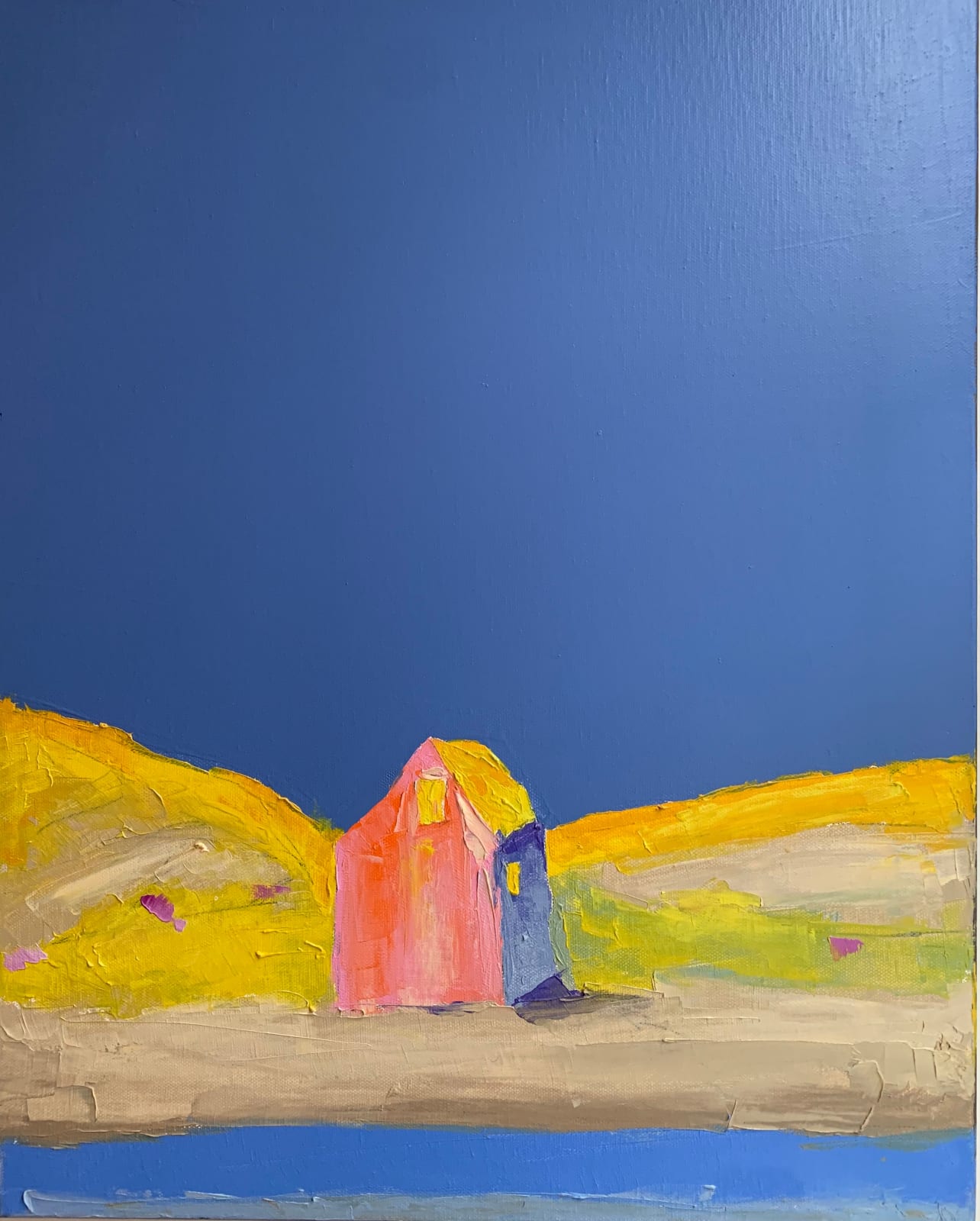 Janis Sanders, Summer Shore I, 20x 16, 2023