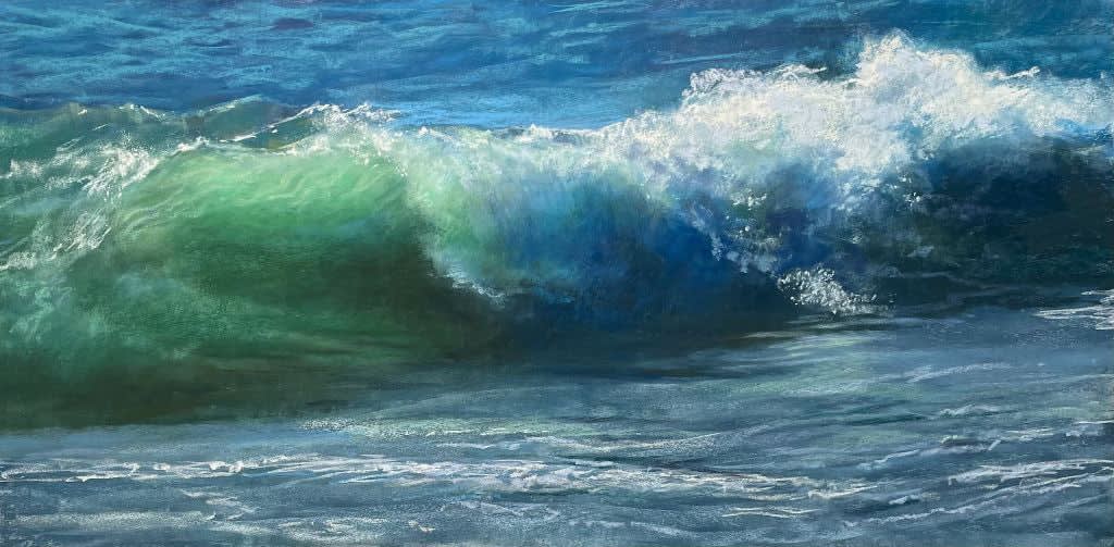 Sandra Kavanaugh, Atlantic Ribbons, 20x40