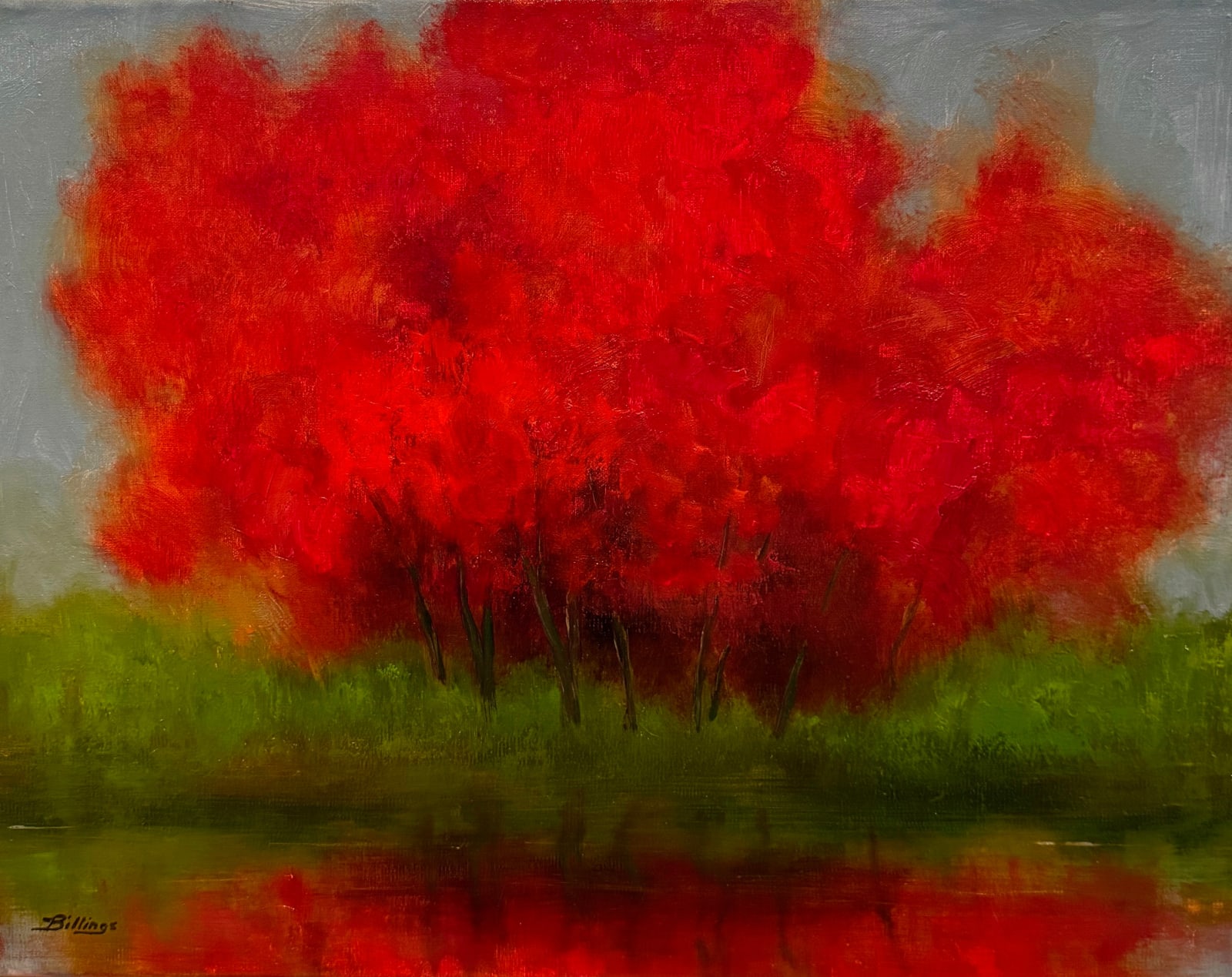 Penny Billings, Flame, 15x19