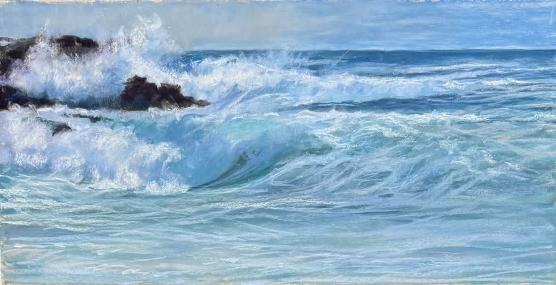 Sandra Kavanaugh, Ebb and Crash, 16x27.5