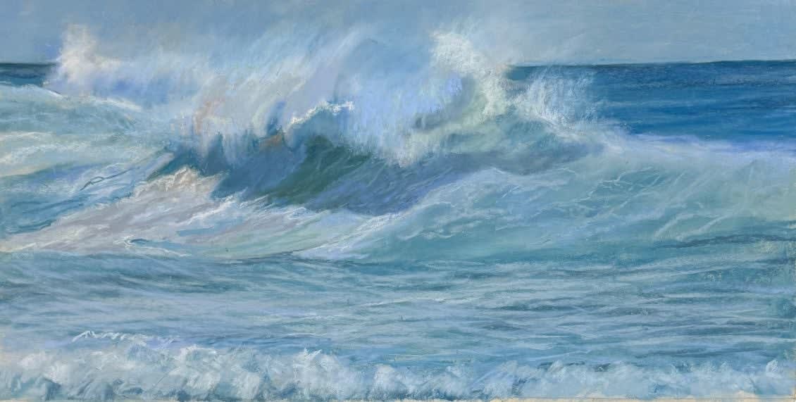 Sandra Kavanaugh, Foam and Fury, 16x27.5