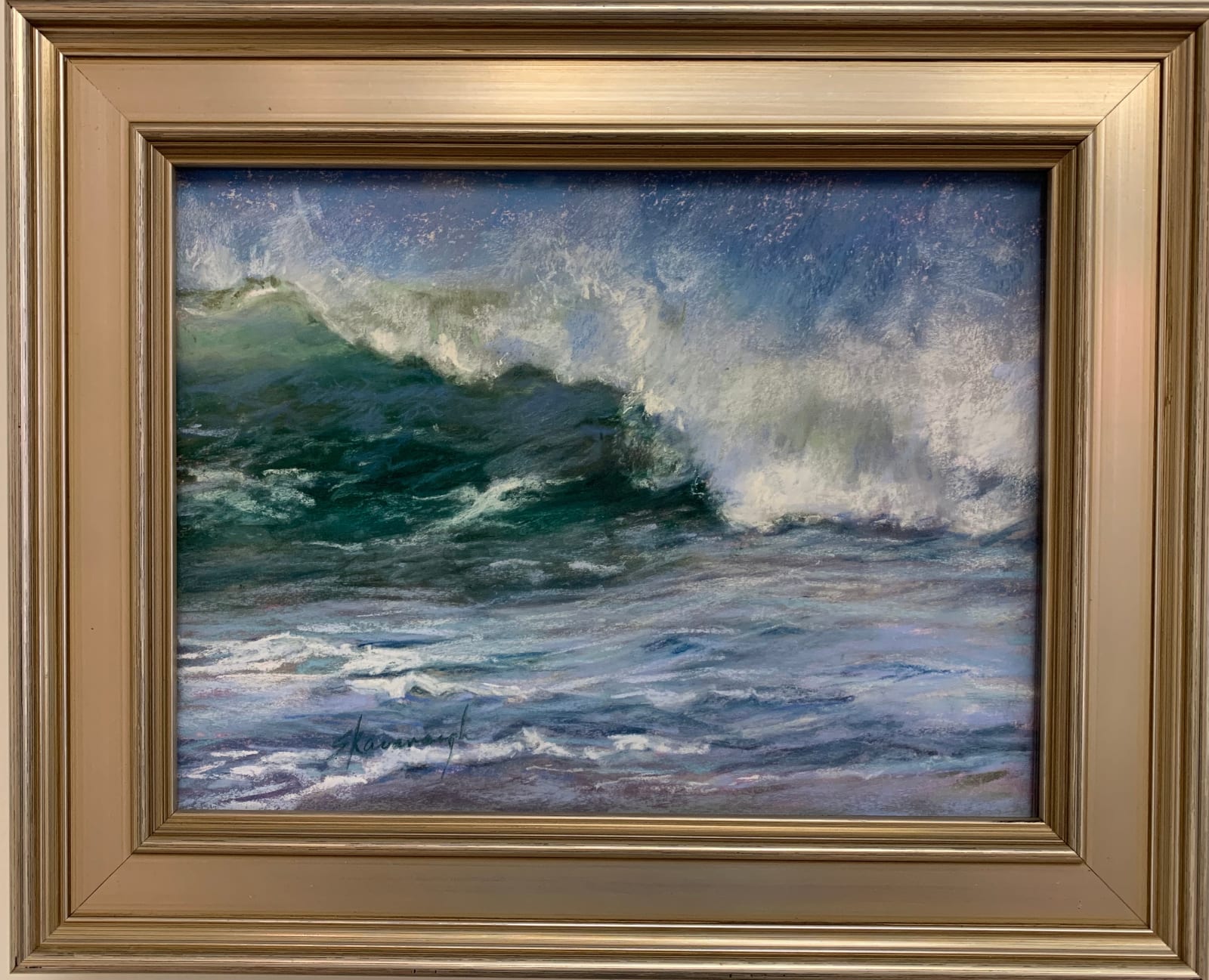 Sandra Kavanaugh, Atlantic Splash, 12.5x15
