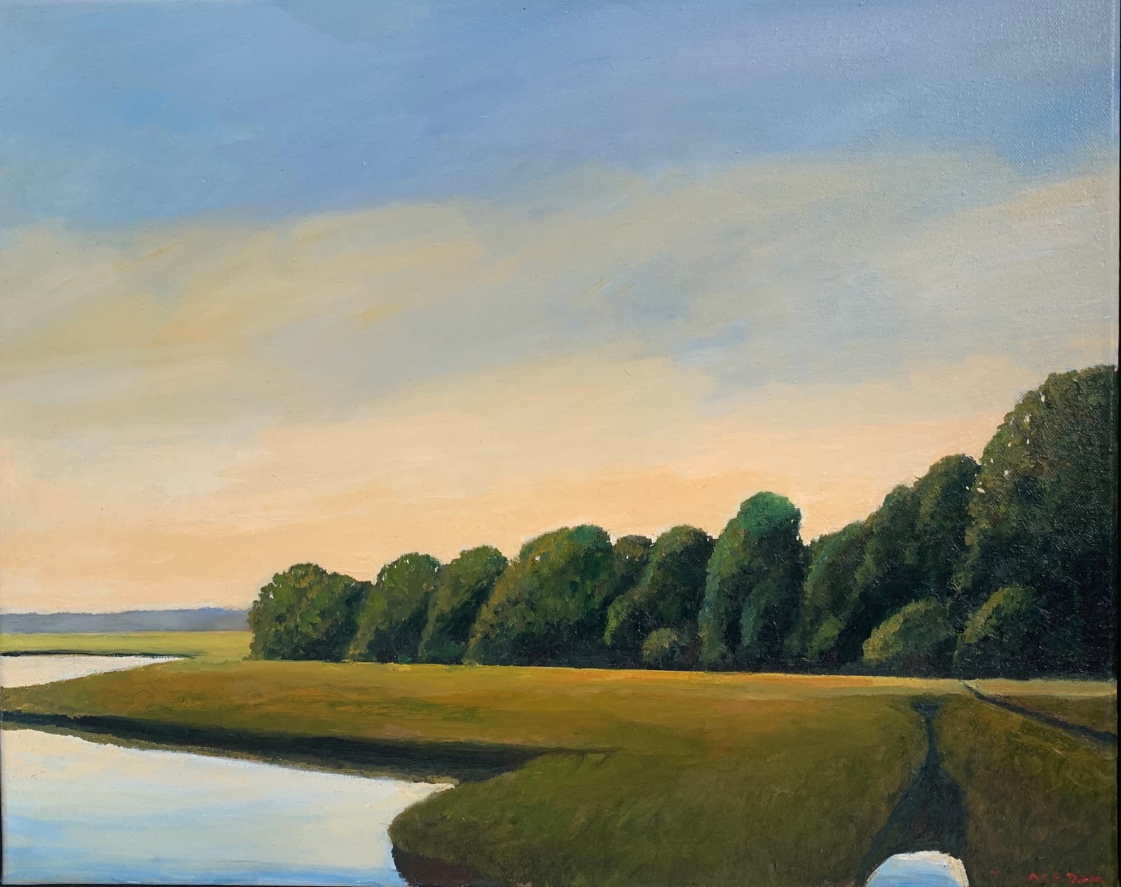 Jonathan Macadam, Hidden Marsh, 16x20