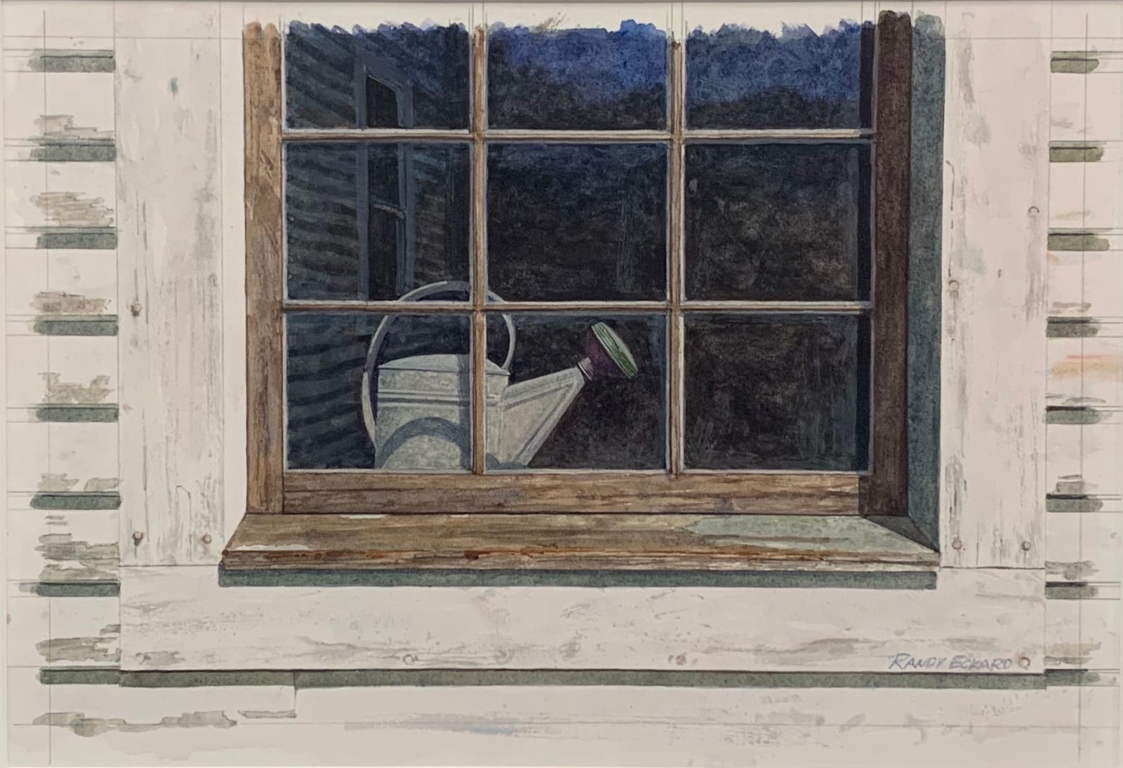 Randy Eckard, Garage Window, 18x22