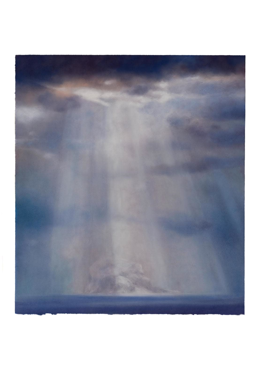 Matthew Draper, (19:40) 23 .3 2024 pastel on paper Image Size 104 cm x 92 framed 115 cm x 109 cm, 2024