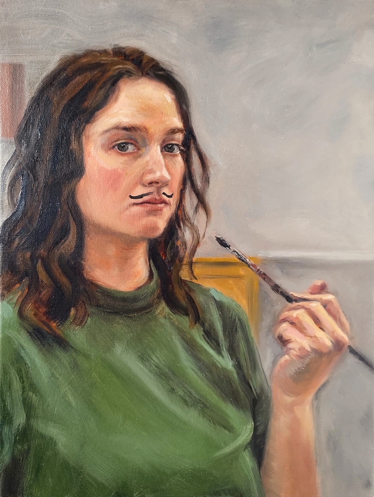 Kirstin Mackinnon, Moustache You a Question, 2024