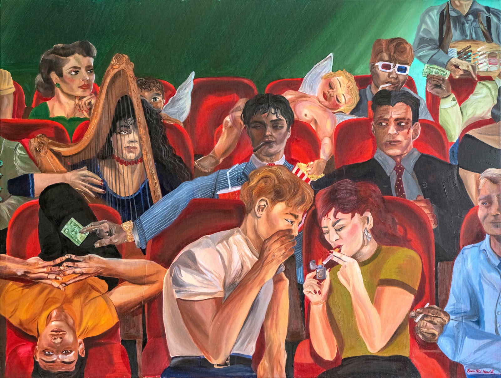 Eva M.V. Hewitt, Saints in Cinema Seats, 2023