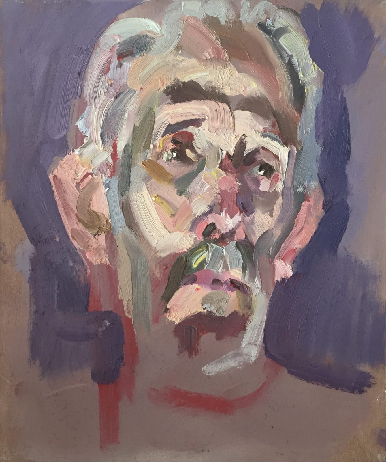 Tim Benson, Michael by lamplight, 2017