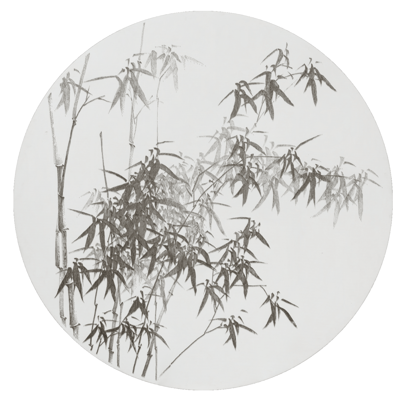 陳浚豪, 臨摹清鄭燮墨竹圖, 2018