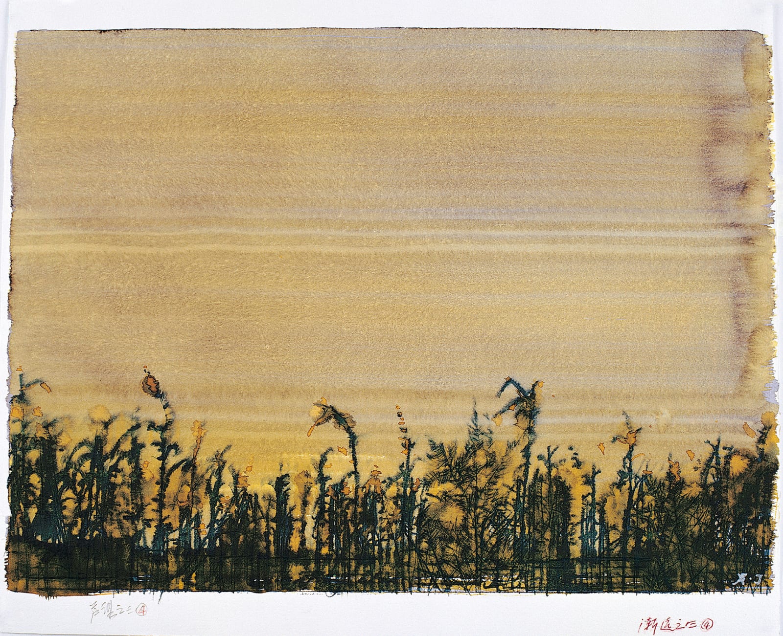 許江, 漸遠之三-4, 2005
