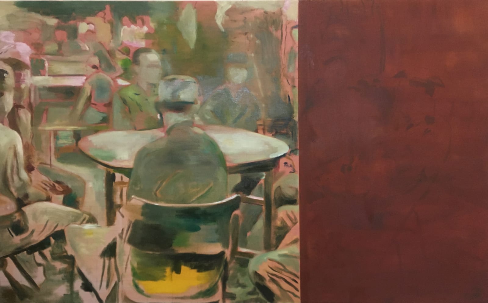 薩望翁.雍維, X08(撣幫軍會議中的父親) X08 (My father at an SSA meeting), 2020