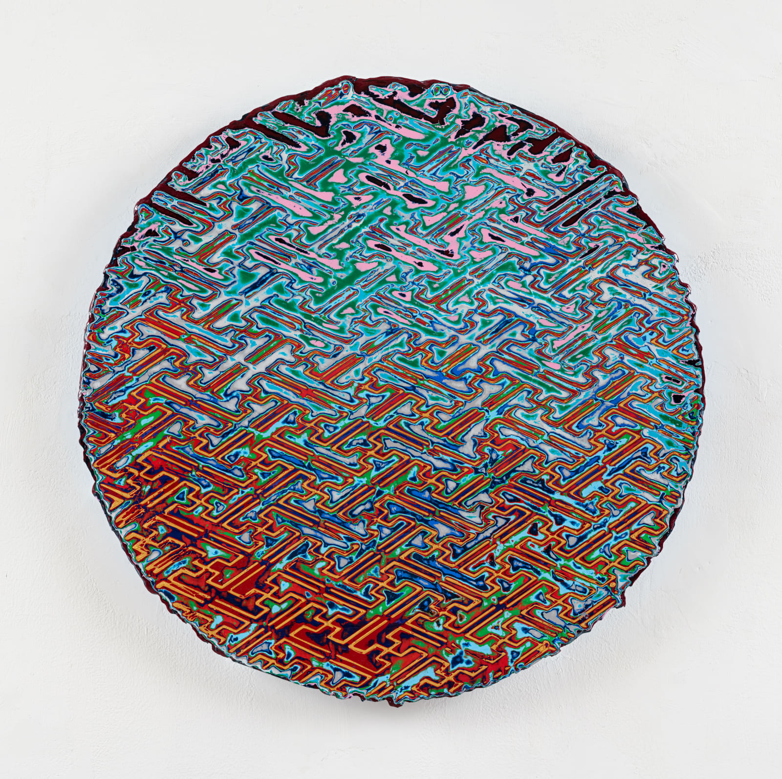 蘇孟鴻 Su Meng-Hung, 光譜系列(粉圓) Spectrum Series: Pink Circle, 2025