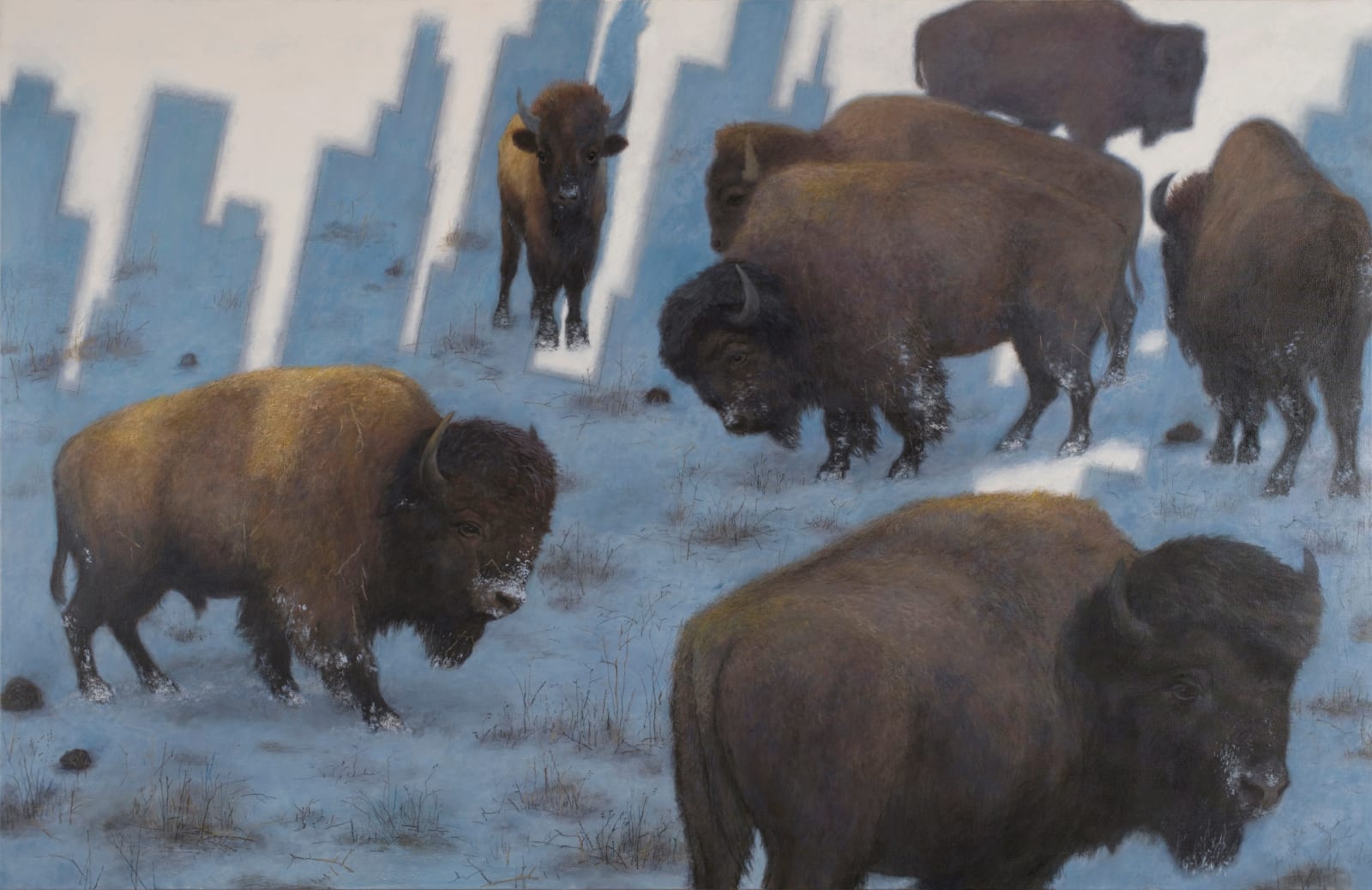 張宏圖 Zhang Hongtu, 野牛,無題 Bison, Untitled, 2019