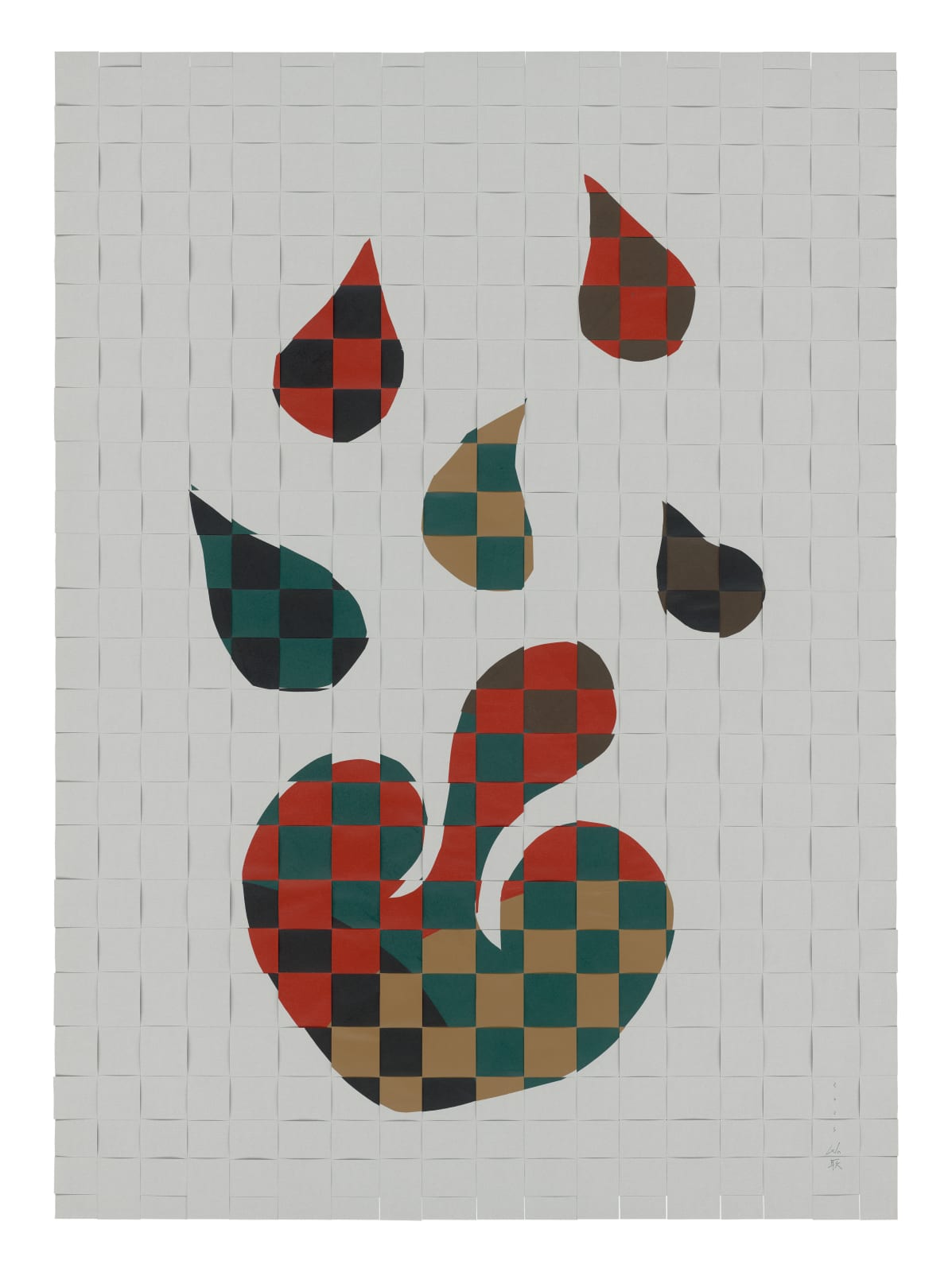 吳耿禎, 篝火-編織-128 Bonfire — Weaving — 128, 2023