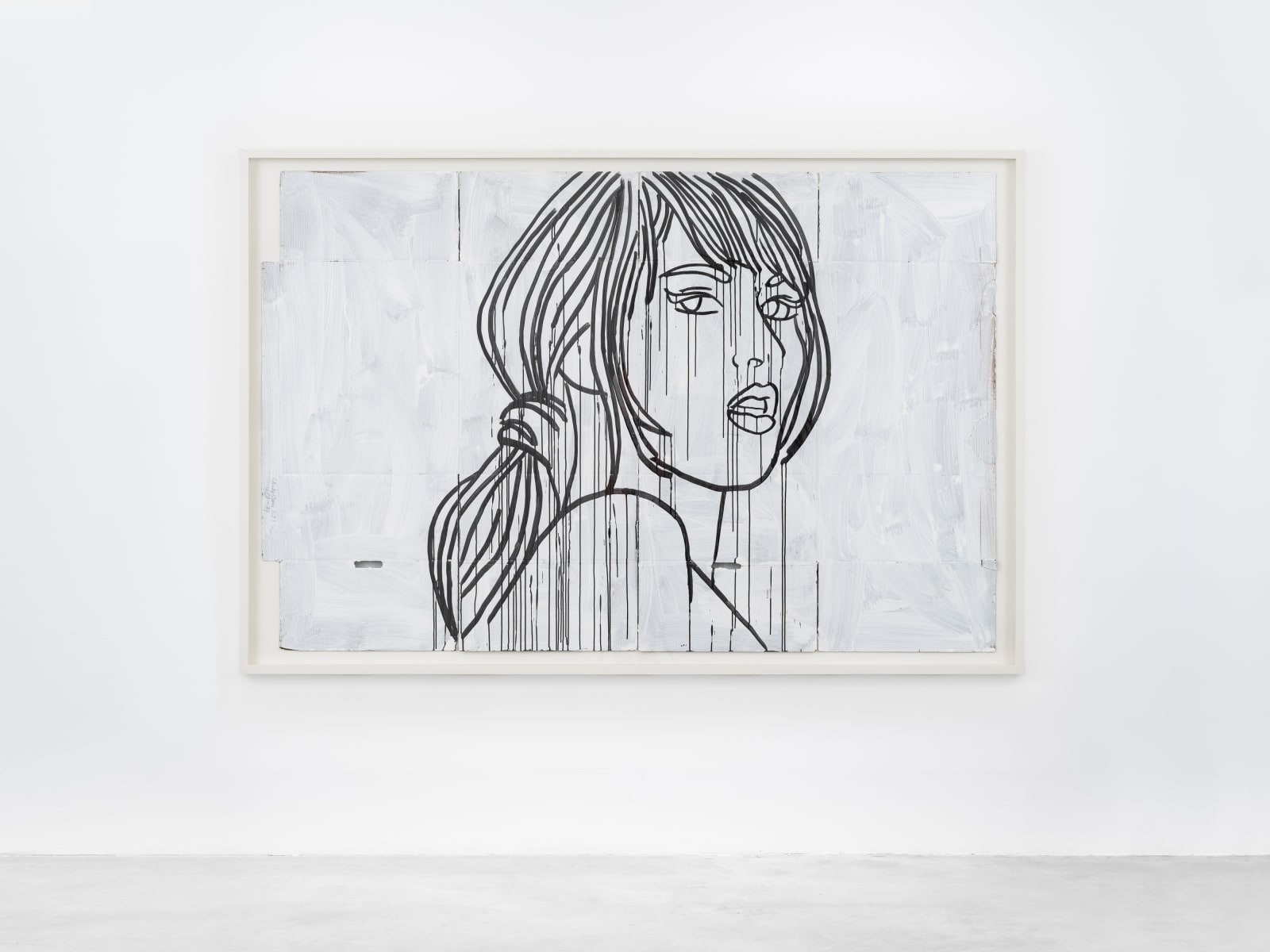 Ghada Amer, Study for Jennifer and Barbara, 2021