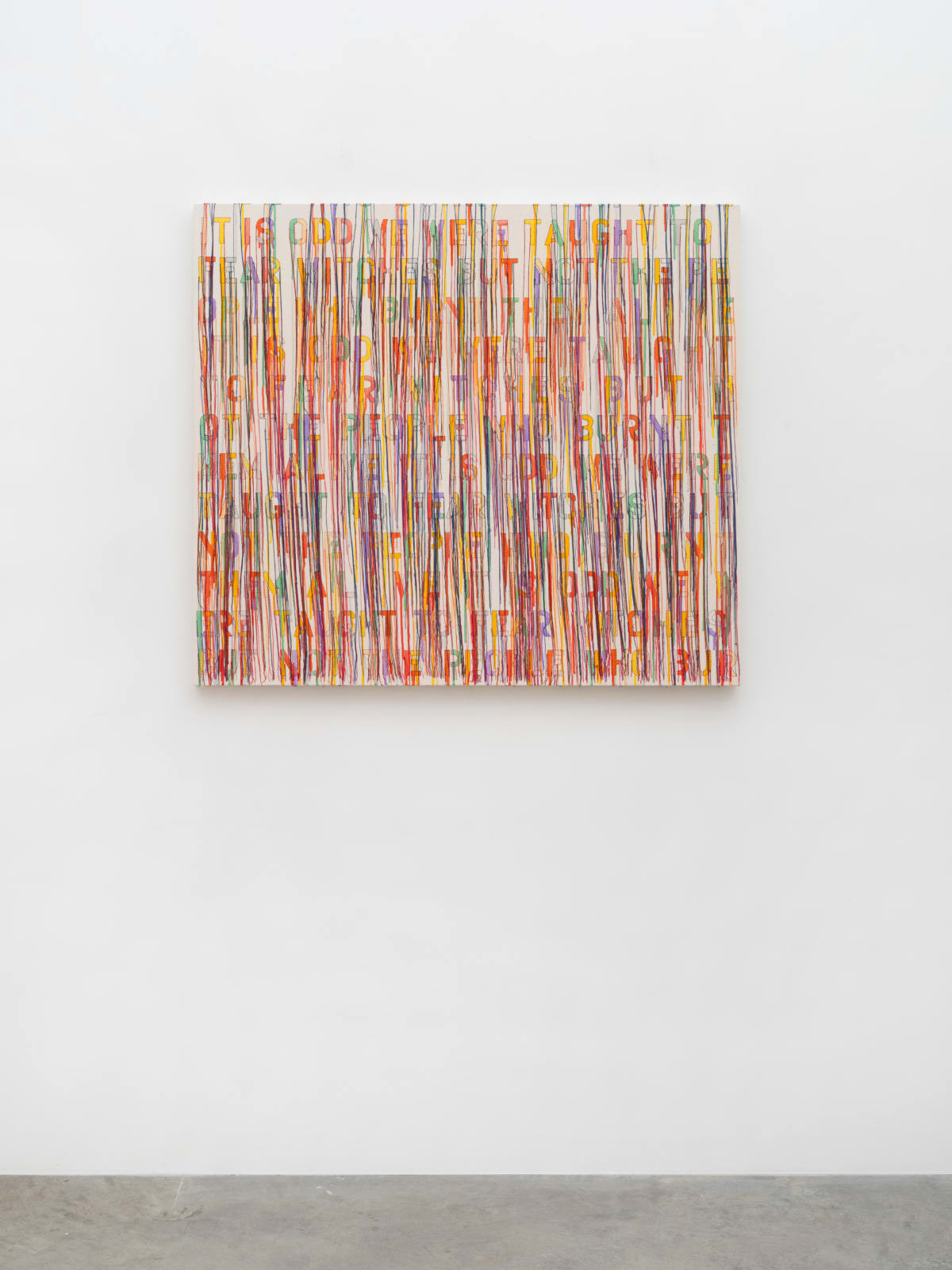 Ghada Amer, THREAT, 2025