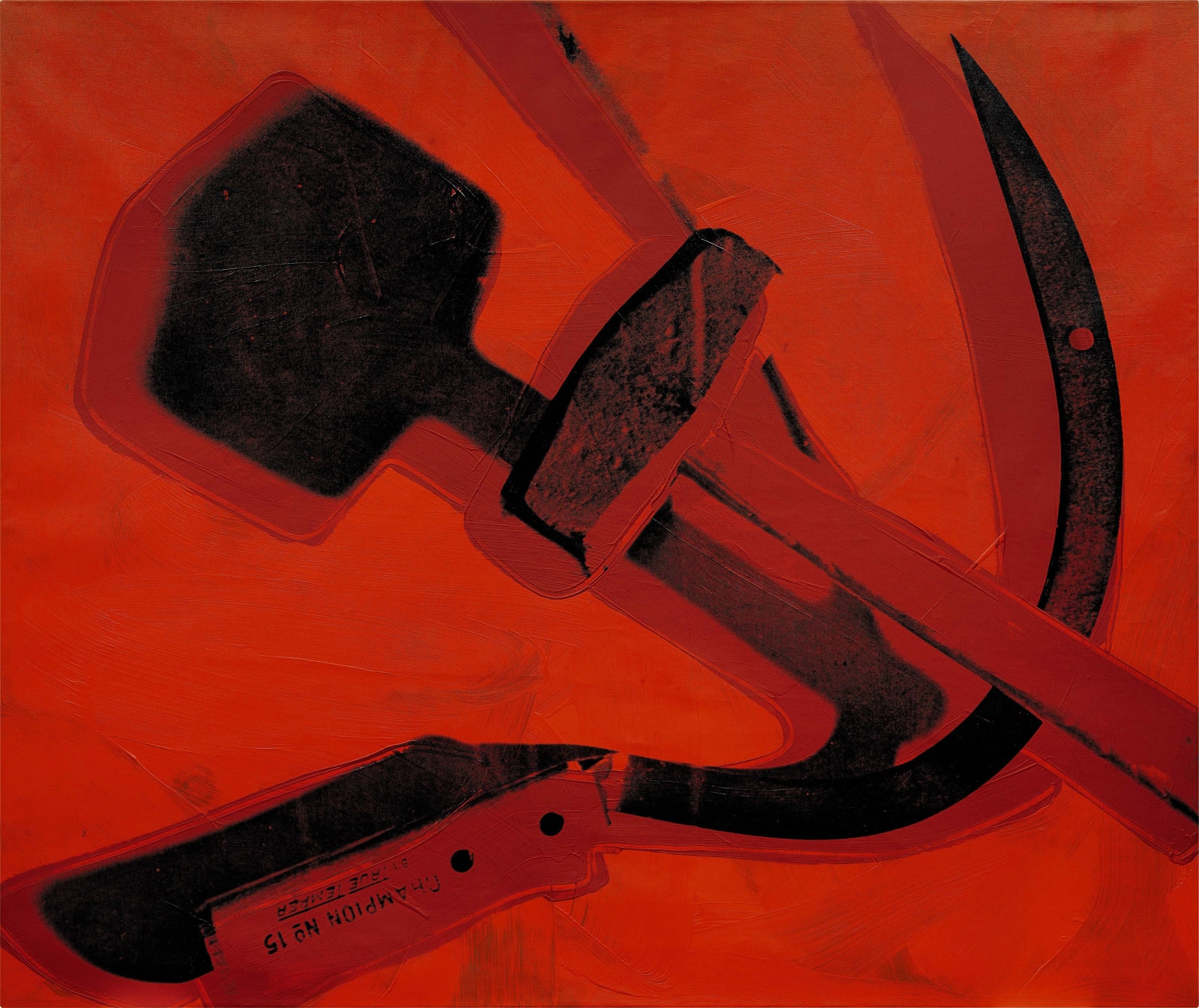 Andy Warhol, Hammer and Sickle, 1976