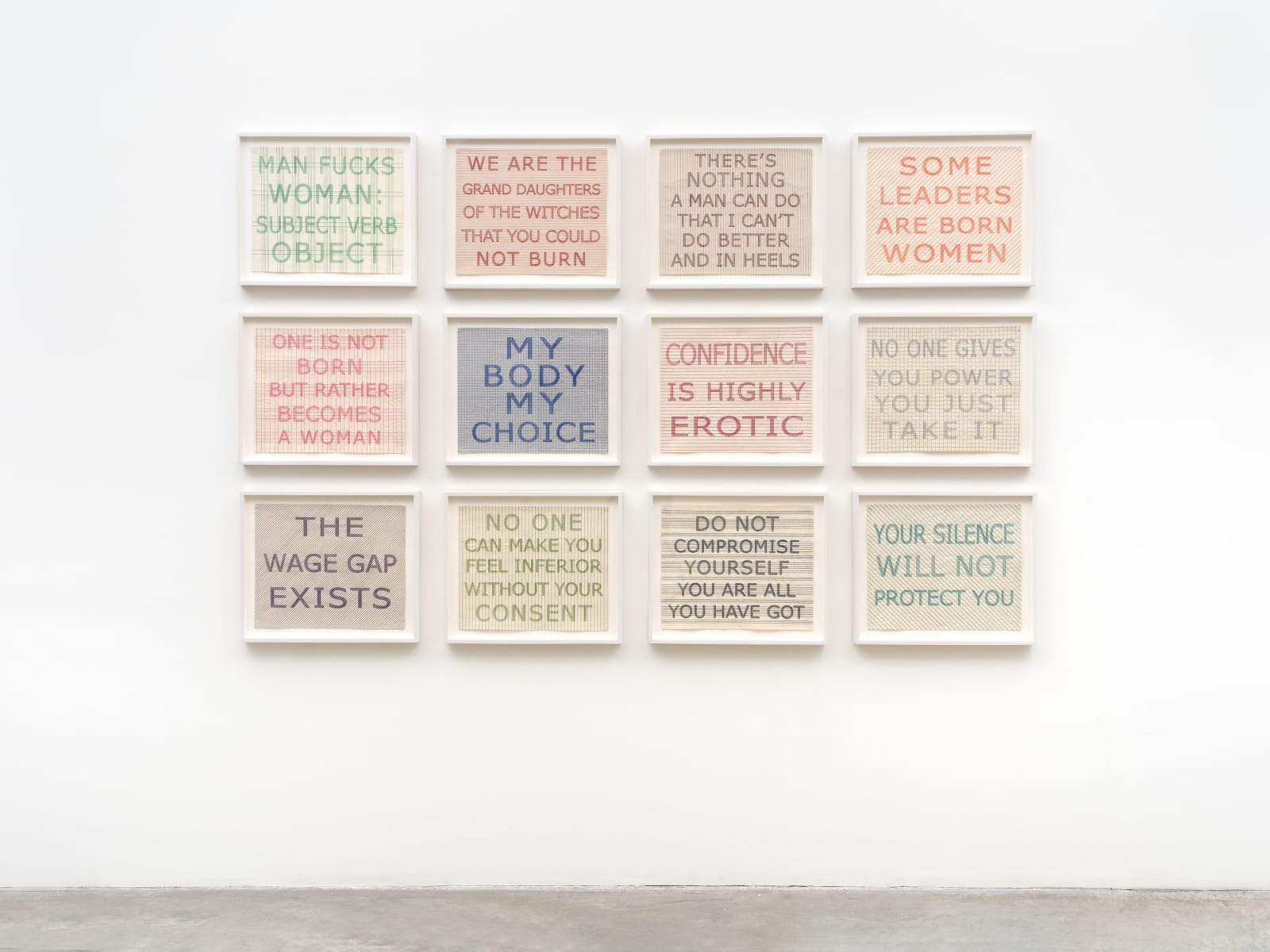 Ghada Amer, WITCHES, 2023