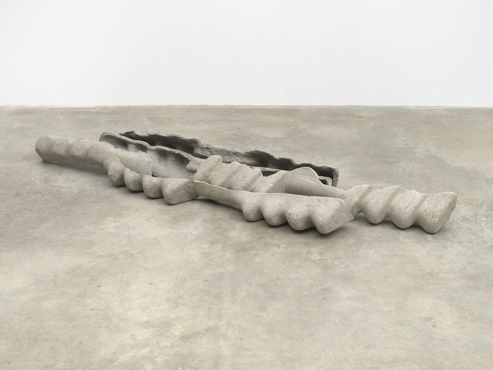 Mire Lee, Horizontal Forms; kayak ribs, 2022