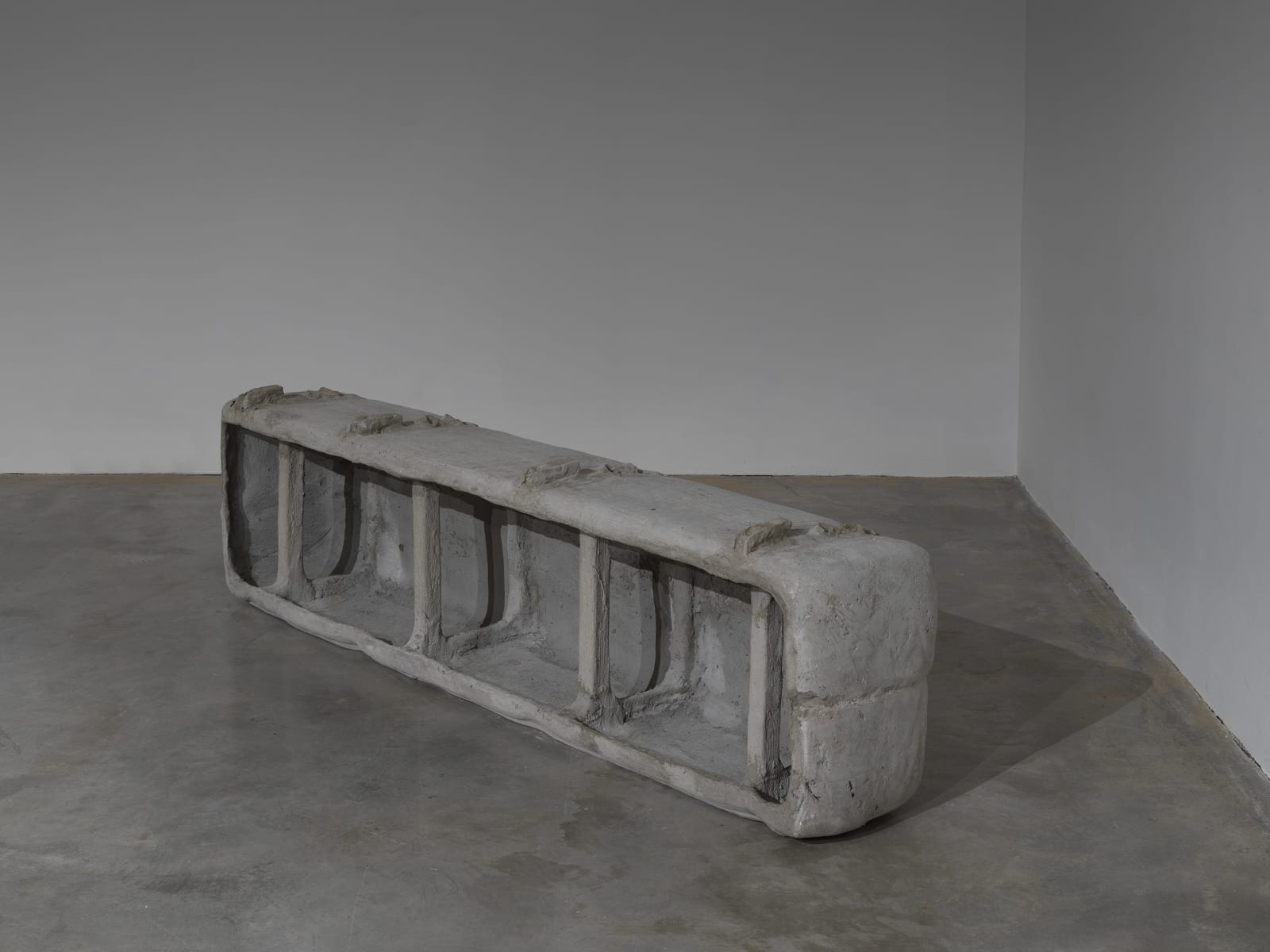 Mire Lee, Horizontal Forms; Carriers bench, 2022