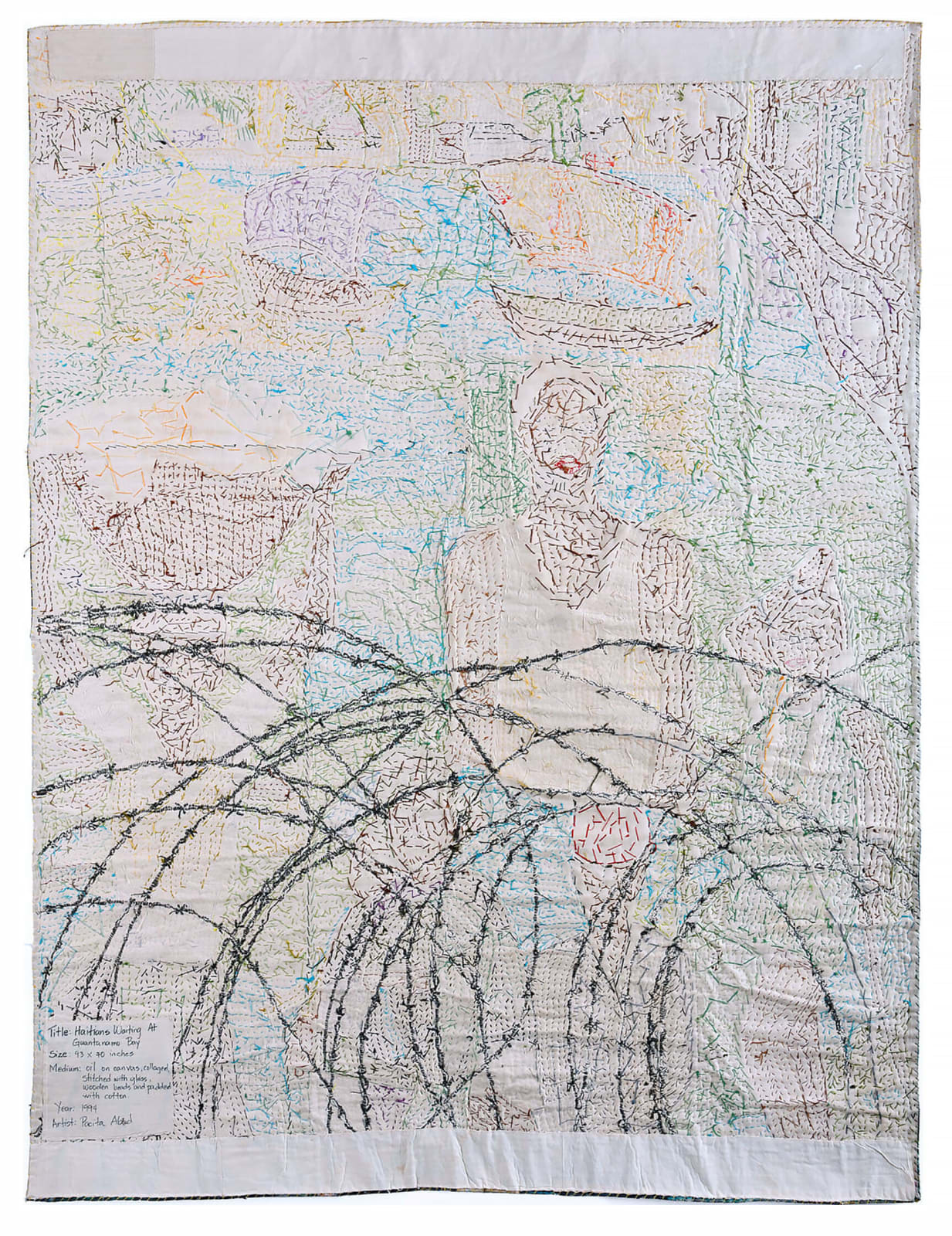 Pacita Abad, Haitians Waiting at Guantanamo Bay, 1994